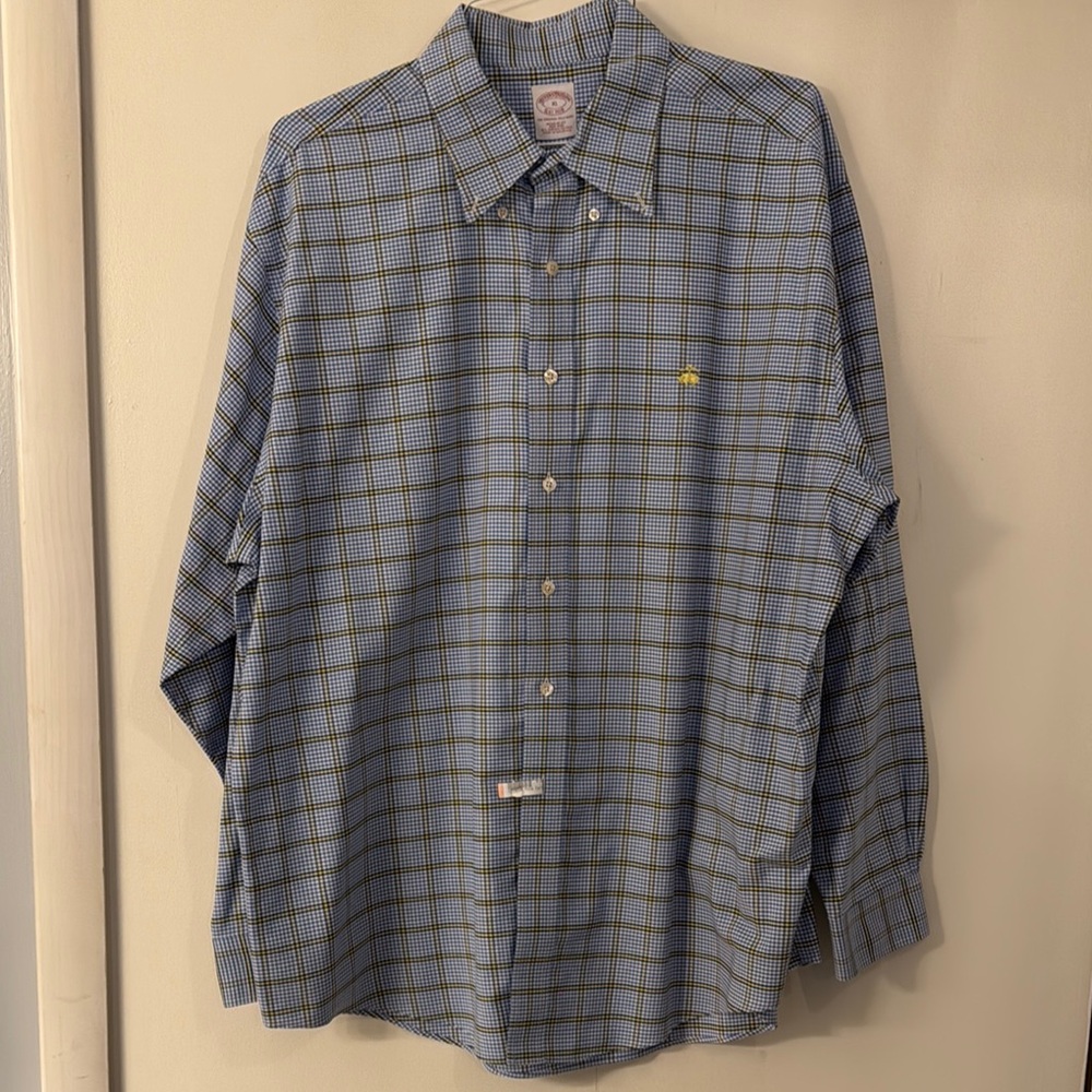 Men's Blue Checkered Shirt